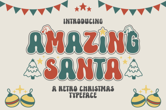 Amazing Santa Display Font for Festive Web Design