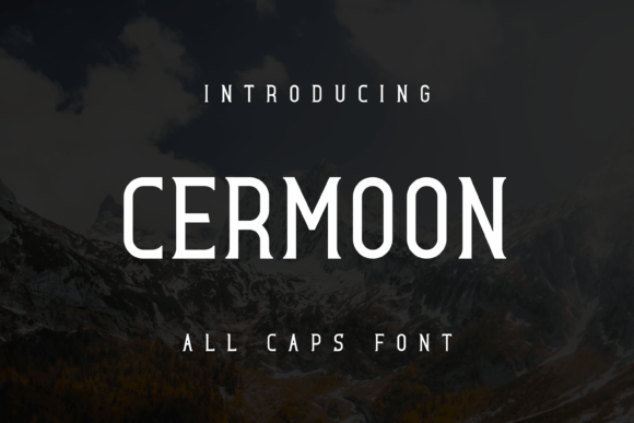 Cermoon: The Unique Display Font for Polished Brand Identity