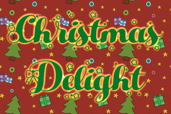 Christmas Delight Typeface Review for Festive Editorial Design