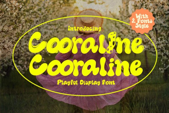 Cooraline: The Retro Psychedelic Display Typeface for Bold Branding