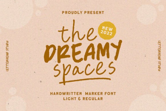 Dreamy Spaces Brush Display Font Review for Makers