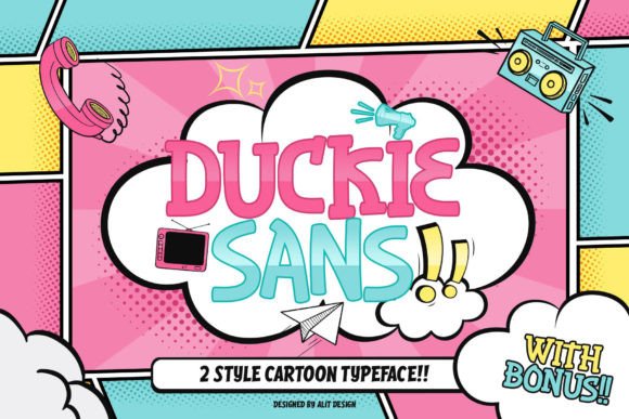 Duckie Sans: The Playful Display Font for Social Campaigns