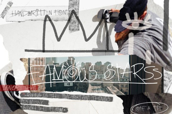 Famous Starss: A Quirky Display Font for Bold Digital Branding