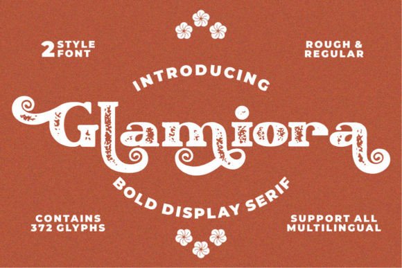 Glamiora: A Unique Display Font for Editorial Design