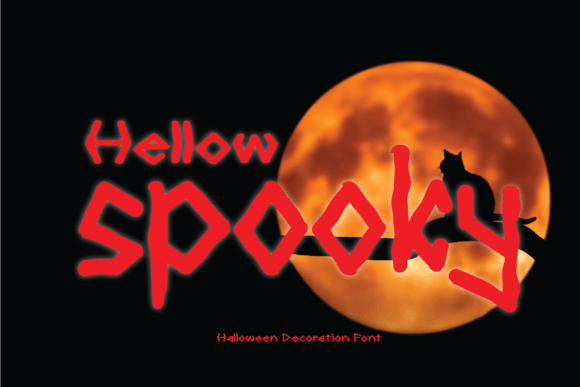 Hellow Spooky: A Simple Display Font with a Halloween Twist