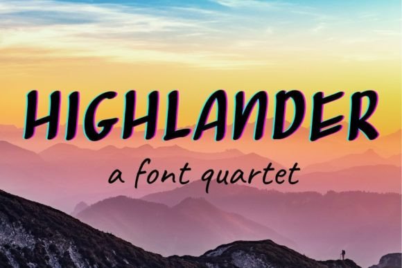 Highlander Display Font Review for Makers