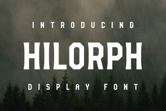 Hilorph Typeface: A Modern Display Font for Editorial Design