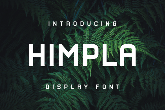 Himpla Display Font for Editorial Design and Branding