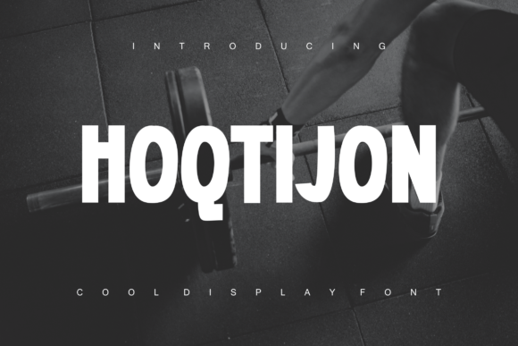 Hoqtijon: The Bold Display Font for High-Impact Campaigns