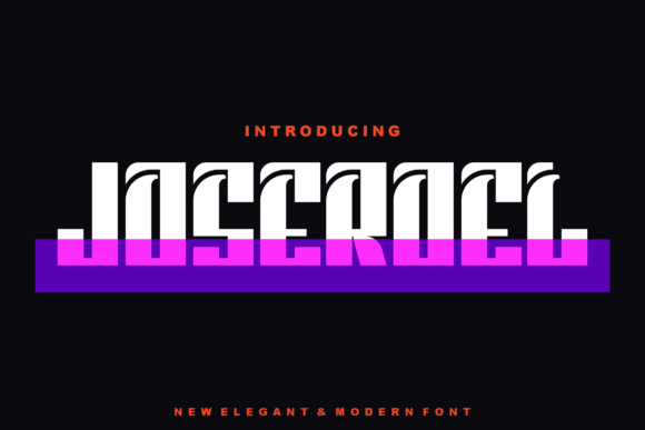 Joseroel: A Unique Display Font for Editorial Design