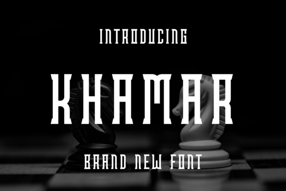 Khamar Display Font for High-Impact Campaign Graphics