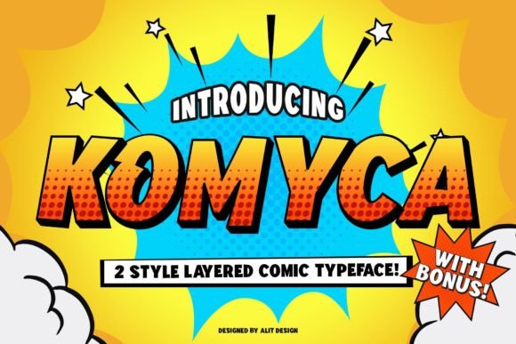 Komyca: The Bold Comic Display Font for Standout Campaigns