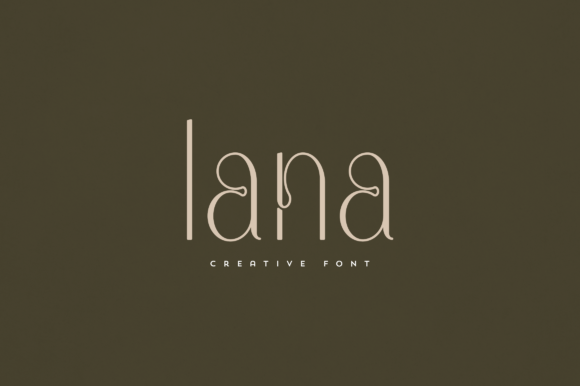 Lana Typeface: Elevating Editorial Design with Elegant Display Typography