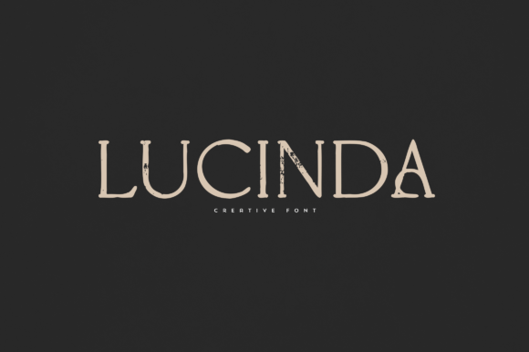 Lucinda Typeface: An Elegant Display Font for Unique Branding