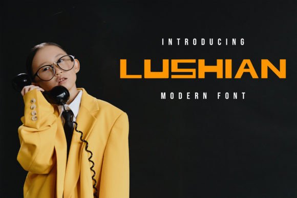 Lushian Display Font for Handmade Labels and Wedding Invitations