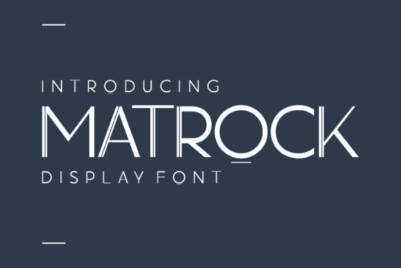 Matrock Typeface Review: Elevating Editorial Design with Unique Display Fonts