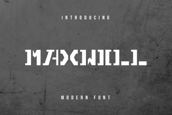 Maxwill: A Modern Display Font for Handmade Branding