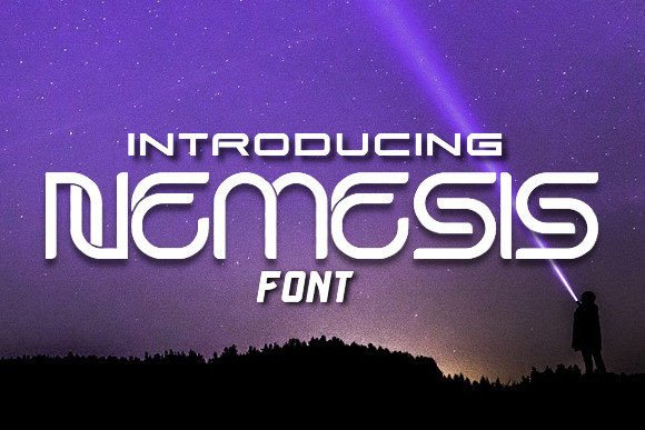 Nemesis: The Sci-Fi Display Typeface for High-Impact Campaign Headlines