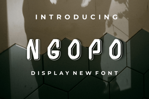 Ngopo: The Modern Display Font for High-Impact Campaign Visuals
