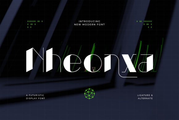 Nheonxa: The Futuristic Display Font for Digital Branding