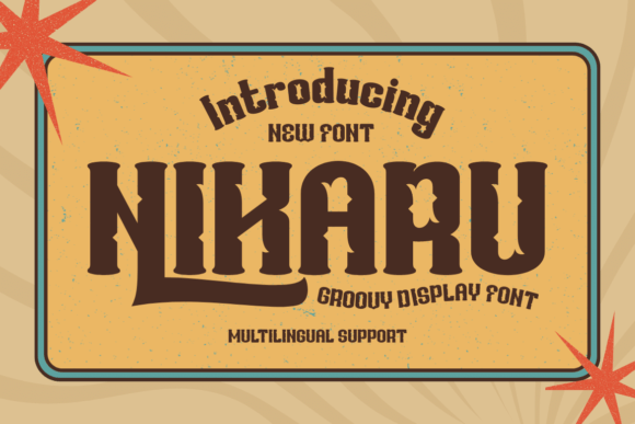 Nikaru: A Retro-Inspired Display Font for Modern Branding