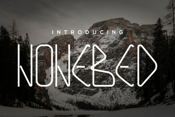Nonebad: The Stylish Thin-Lettered Display Font for Modern Branding