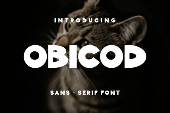 Obicod Display Typeface: Elevating Brand Identity with Unique Typography