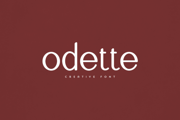Odette: An Elegant Display Font for Distinctive Brand Identity