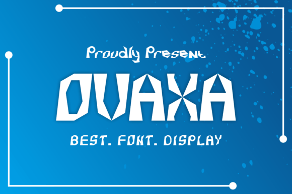Ovaxa: A Bold Display Font for Modern Digital Branding