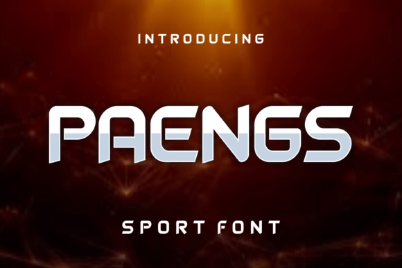 Paengs: A Refined Display Font for Editorial Identity