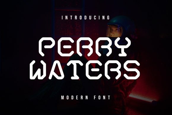 Perrywaters: A Modern Display Font for Editorial Design