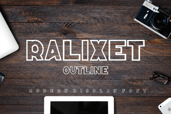 Ralixet Outline Free Download: The Quirky Display Font