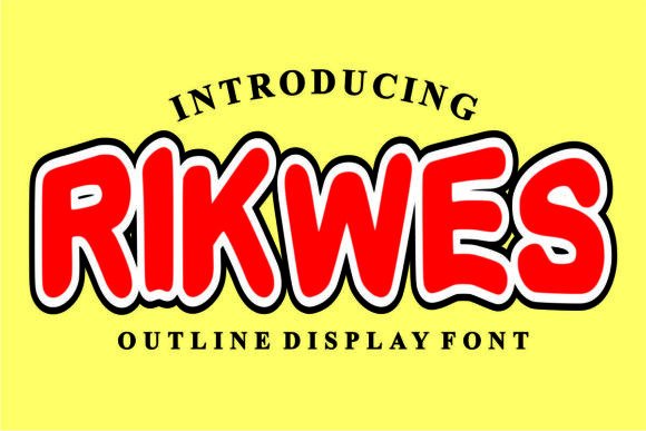 Rikwes: The Cute Display Font for Kid-Centric Campaigns