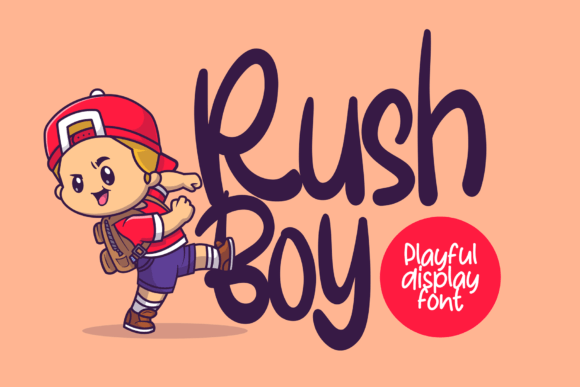 Rush Boy Display Font Review for Handmade Branding