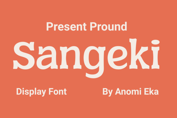 Sangeki Display Font Review for Campaign Design