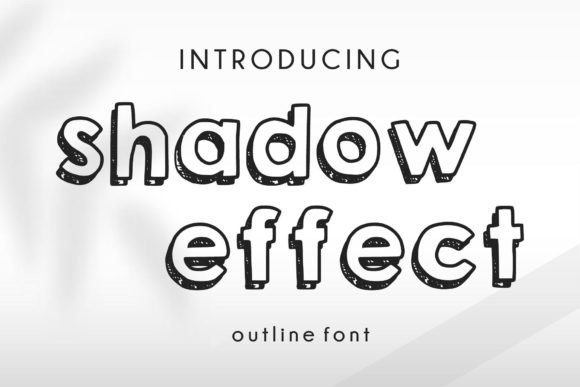 Shadow Effect Typeface Review for Handmade Brands