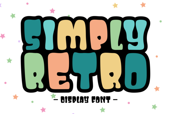 Simply Retro Typeface: Elevating Editorial Design with Funky Display Fonts