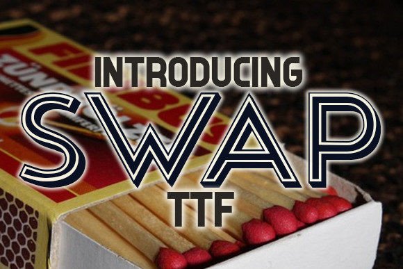 Swap: The Shadowed Sans Serif Typeface for Modern Brand Identity