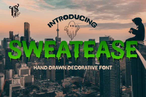 Sweatease: The Spooky Display Font for Horror-Themed Projects