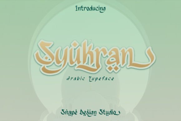 Syukran Display Font Review: Elevating Editorial Design with Oriental Elegance
