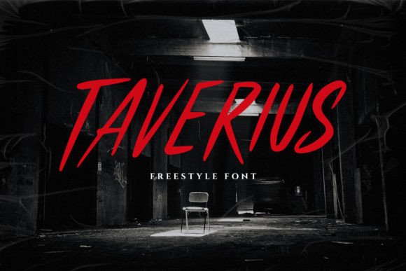 Taverius Display Font for Modern Brand Identity