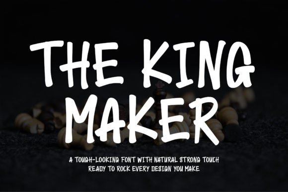 The King Maker Typeface for Handmade Product Branding