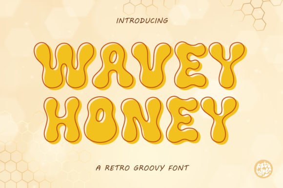 Wavey Honey: The Retro Display Font for Bold Branding